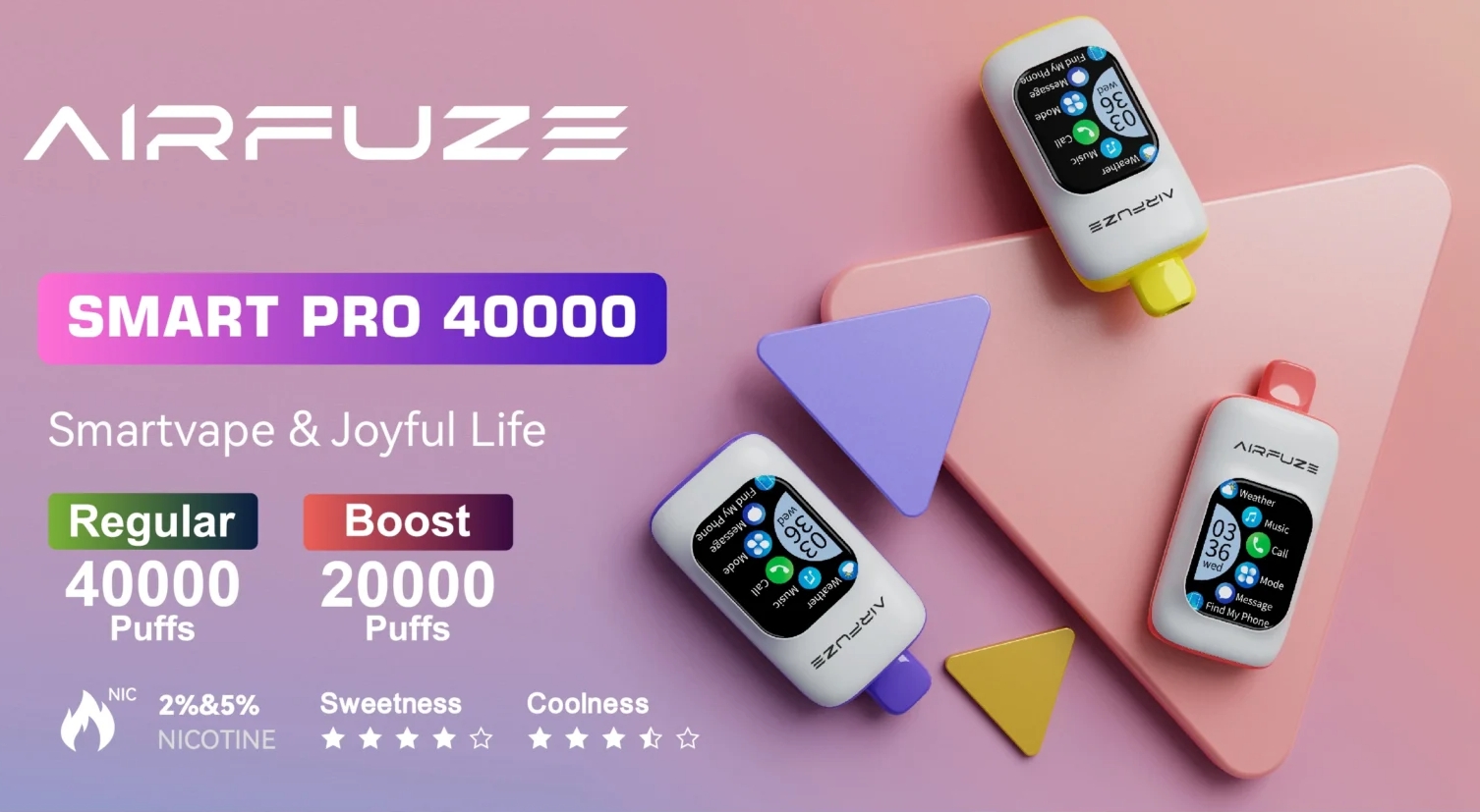 Airfuze Smart Pro 40000 Puffs Vape - Strawberry Banana: The Future of Vaping in Australia 2025